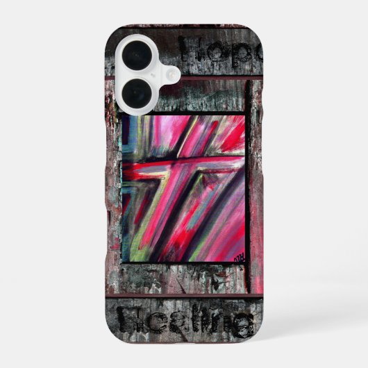 Hoop en genezing iPhone 16 hoesje (Achterkant)