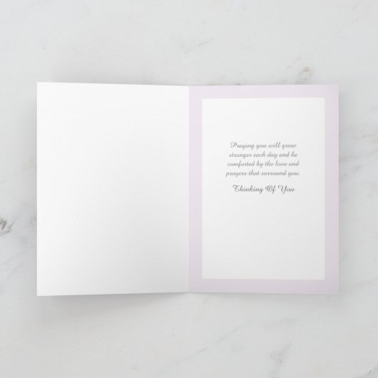 Hoop en herstel gebedskaart kaart (Binnen)