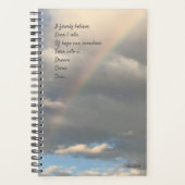 Hoop en regenboogdromen planner (Voorkant)