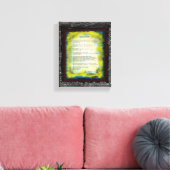 Hoop en reliëf canvas afdruk (Insitu (Woonkamer))