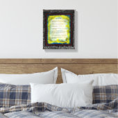 Hoop en reliëf canvas afdruk (Insitu (Slaapkamer))