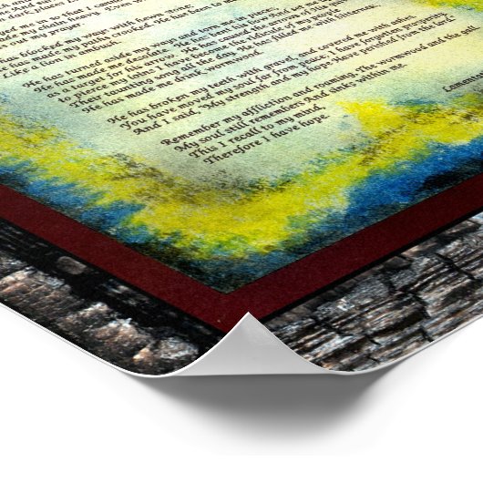 Hoop en reliëf poster (Hoek)