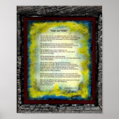 Hoop en reliëf poster (Voorkant)