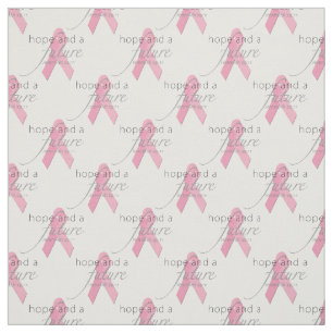 Hoop en toekomstig roze lintpatroon stof