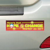 Hoop en verandering? bumpersticker (Op auto)