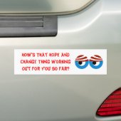 Hoop en verandering, NIET Bumpersticker (Op auto)