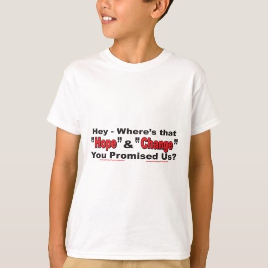 Hoop en verandering t-shirt (Voorkant)