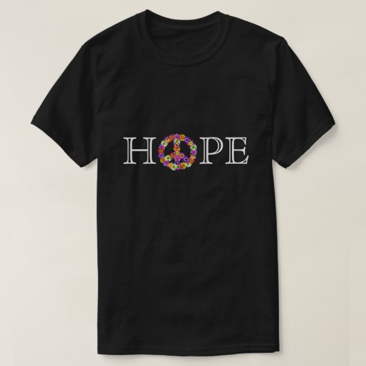 Hoop en vrede t-shirt (Design voorkant)