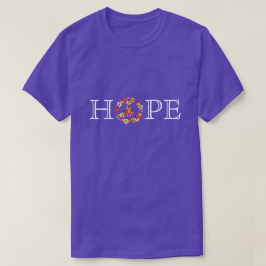 Hoop en vrede t-shirt (Design voorkant)