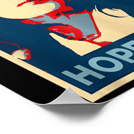 Hoop en vreugde Kamala Harris Obama 47ste stemport Poster (Hoek)