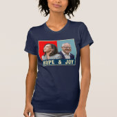Hoop en vreugde Kamala Harris Tim Walz 2024 T-shirt (Voorkant)