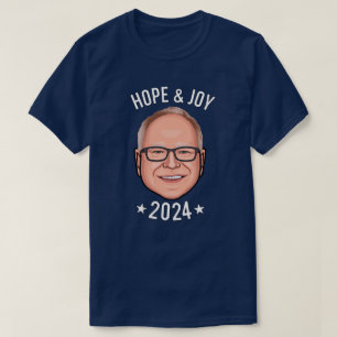 Hoop en vreugde - Tim Walz T-shirt