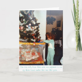 Hoop en wensen vakantiekaart feestdagen kaart