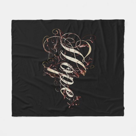 Hoop Fleece Deken (Voorkant (Horizontaal))