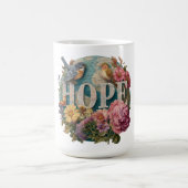 Hoop Floral Typography met Vogels en Botanische Koffiemok (Center)