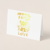 Hoop Geloof Liefde Folie Kaarten (Voorkant)