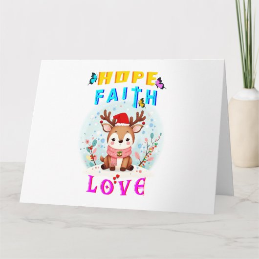 Hoop Geloof Liefde Kaart (Voorkant)
