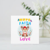 Hoop Geloof Liefde Kaart (Staand voorkant)