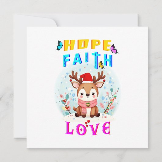 Hoop Geloof Liefde Kaart (Voorkant)