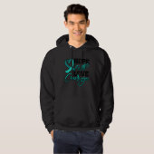 Hoop geloof liefde moed PSTD Stress bewustzijn Mon Hoodie (Voorkant volledig)