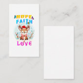 Hoop Geloof Liefde Notitiekaartje (Voorkant / Achterkant)