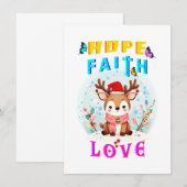 Hoop Geloof Liefde Notitiekaartje (Voorkant / Achterkant)