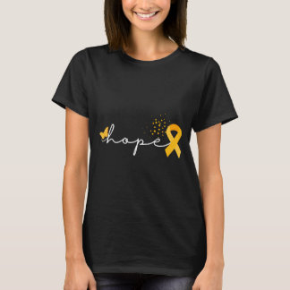 Hoop geloof oranje lint Multiple Sclerose bewustzi T-shirt