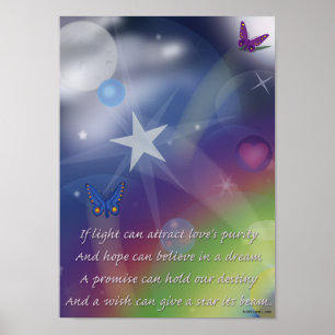 Hoop gelooft in de droom poster
