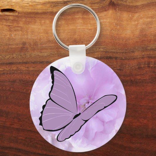 Hoop genereert externe bewustzijnsvlinder sleutelhanger (Voorkant)