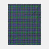 Hoop Geruit Fleece Deken (Voorkant)