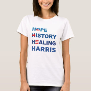 Hoop Geschiedenis Genezing Kamala Harris 2024 T-shirt