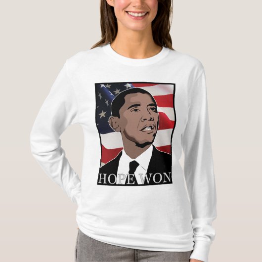 hoop gewonnen t-shirt (Voorkant)