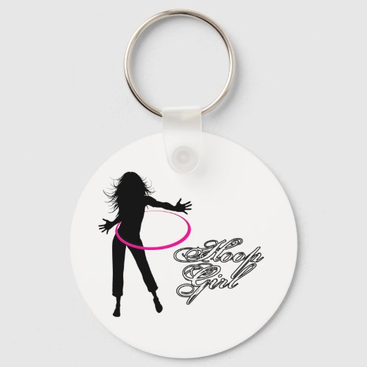 Hoop Girl-Hula Hoop Sleutelhanger (Voorkant)