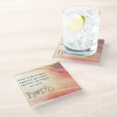 Hoop Glazen Onderzetter (Schuin)