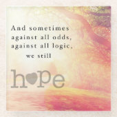 Hoop Glazen Onderzetter (Voorkant)