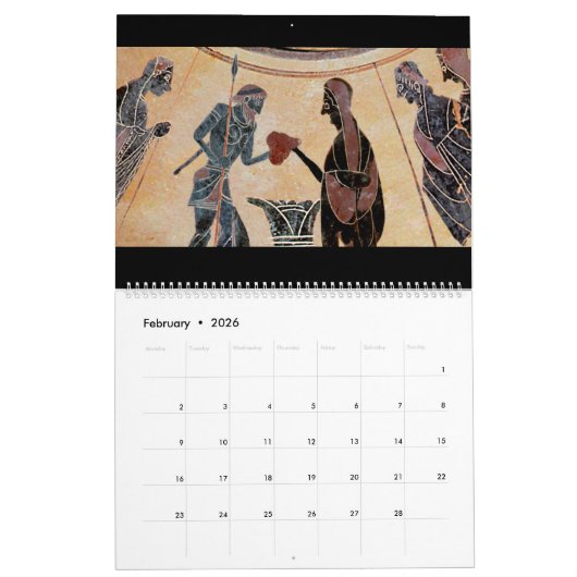 Hoop! Grieken in oorlogskalender Kalender (Feb 2026)