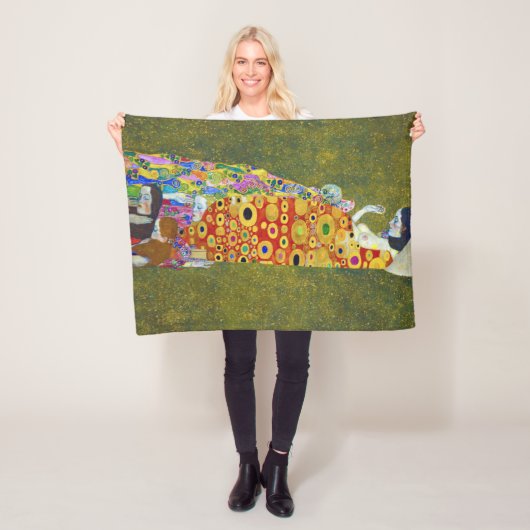 Hoop, Gustav Klimt Fleece Deken (In situ)