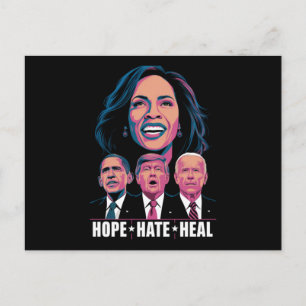 Hoop Haat Genezen Opstaan Kamala 2024 Briefkaart