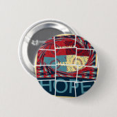 Hoop Hakuna Matata Ronde Button 5,7 Cm (Voorkant /achterkant)