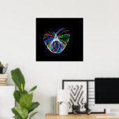 Hoop Heart Poster (Thuiskantoor)