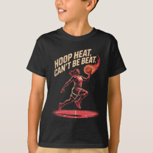 Hoop Heat Court Conqueror Voor Vrouwen Sketll Fans T-shirt