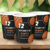 Hoop het omhoog Basketbal Sport Kids Verjaardag Papieren Bekers