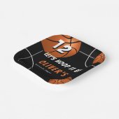 Hoop het omhoog Basketbal Sport Kids Verjaardag Papieren Bordje (Gebogen)