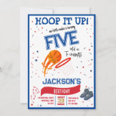 Hoop het op Kleine Rookie Basketbal Verjaardag Kaart (Voorkant)