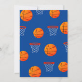 Hoop het op Kleine Rookie Basketbal Verjaardag Kaart (Achterkant)