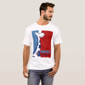 Hoop het T-shirt met de hopelijke Giraffe (Voorkant volledig)