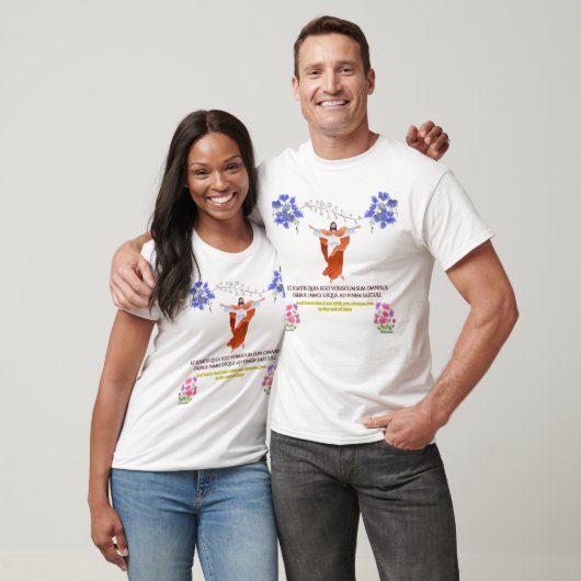 Hoop hier geboren t-shirt (Unisex)