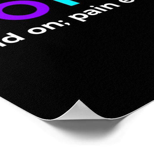 Hoop houdt aan; pijn beëindigt zelfmoordpreventie poster (Hoek)