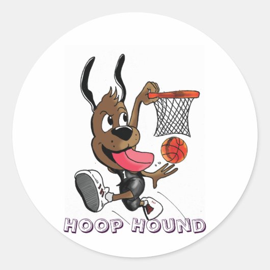 Hoop Hound sticker (Voorkant)