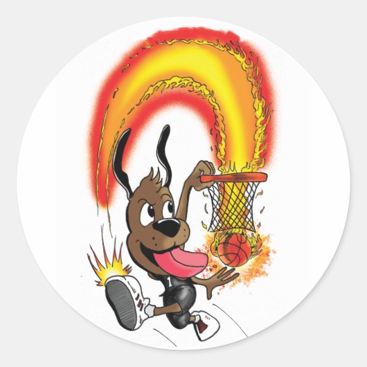 Hoop Hound sticker (Voorkant)